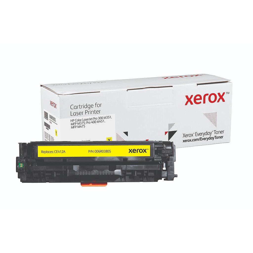 XEROX - TONER AMARILLO PARA LASERJET PRO 300 400 COLOR / M 351 A / MFP / M375NW, 451DN, DW, NW - 305A (CE412A) (Ref.006R03805)