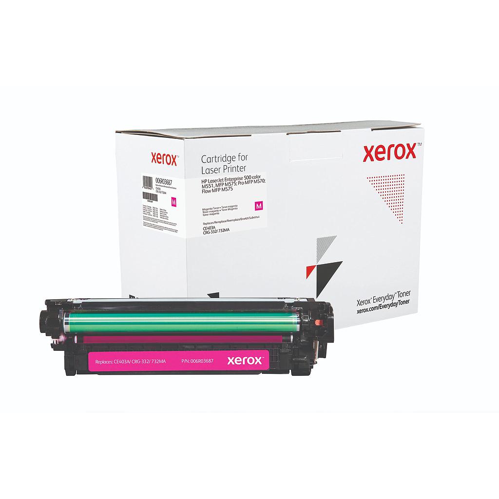 XEROX - TONER MAGENTA PARA HP LASERJET ENTERPRISE 500 COLOR PRINTER M551 N DN XH 575 DN F (CE403A) (Ref.006R03687)