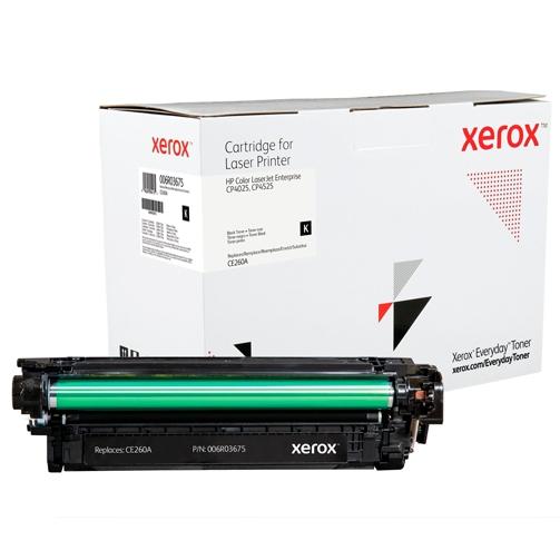 XEROX - TONER NEGRO PARA COLOR LASERJET CP4025, CM4540 (CE260A) (Ref.006R03675)