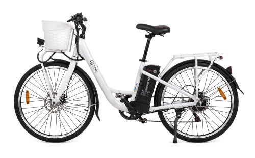 YOUIN - YOURIDE Paris - PASEO - RUEDA 26” - BAT. INTEGRADA Y EXTRAIBLE - BLANCA (Ref.BK2226W)