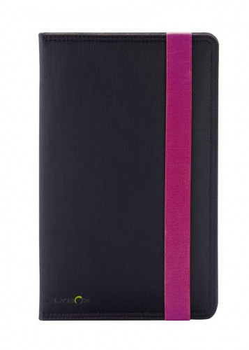 Ziron funda para tablet 20,3 cm (8") Folio Negro, Púrpura (Ref.LY015)