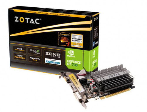 ZOTAC - GeForce GT 730 2GB NVIDIA GDDR3 (Ref.ZT-71113-20L)