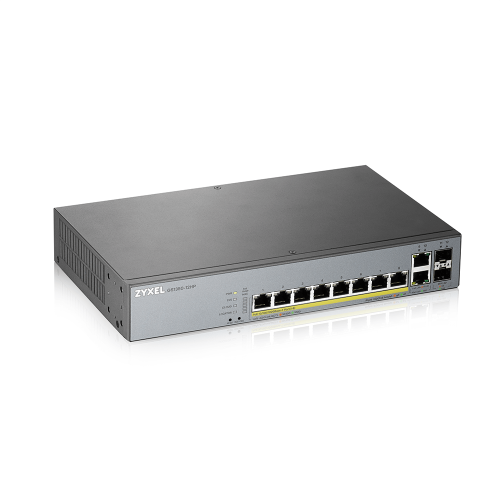 ZYXEL - GS1350-12HP Switch 10xGB PoE 2xSFP 130W (Ref.GS1350-12HP-EU0101F)