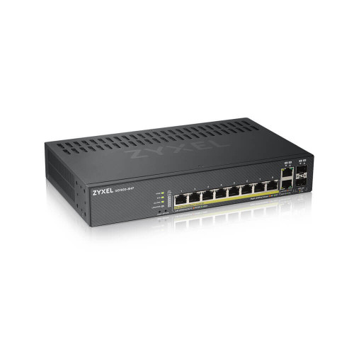 ZYXEL - GS1920-8HPV2 Gestionado Gigabit Ethernet (10/100/1000) Energía sobre Ethernet (PoE) Negro (Ref.GS1920-8HPV2-EU0101F)