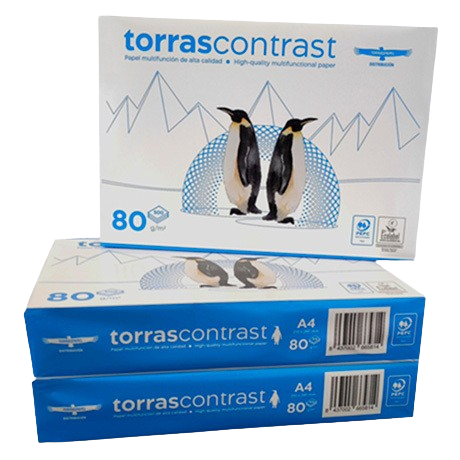 TORRASCONTRAST - PAPEL A4 - 80g - Paquete 500h (Ref.40100384)