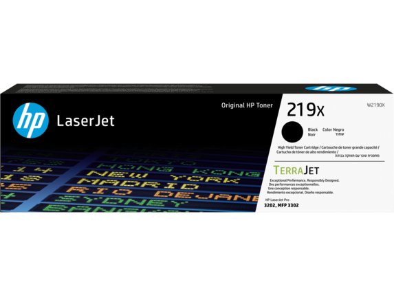HP ( HEWLETT PACKARD ) - Toner ORIGINAL LaserJet 219X - Negro - Alta Capacidad 3.200pag. (Ref.W2190X)