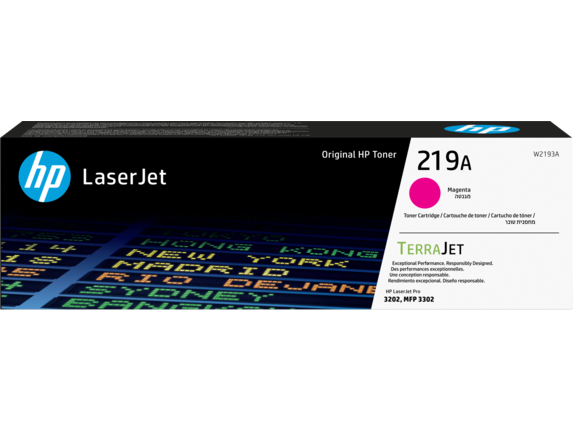 HP ( HEWLETT PACKARD ) - Toner ORIGINAL LaserJet 219A - Magenta - 1.200pag. (Ref.W2193A)