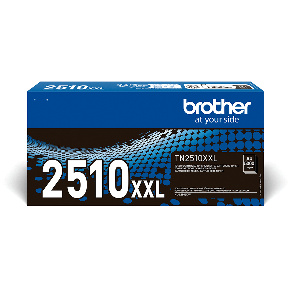 BROTHER - TONER NEGRO - 5.000pg PARA TN2510XXL HLL2865DW, MFCL2960DW, MFCL2980DW (Ref.TN2510XXL)
