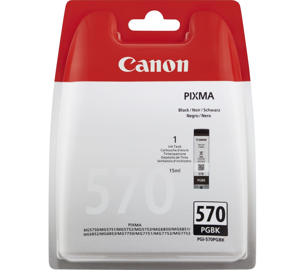CANON - Cartuchos ORIGINALES Inyección De Tinta PGI-570 PGBK BL SEC (Ref.0372C005)