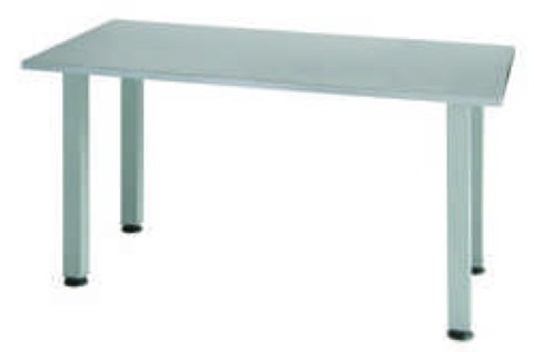 ROCADA - Mesa rectangular Serie Meeting Modular 140x70x72 cm Melamina pintada gris RD- (Ref.7502N)
