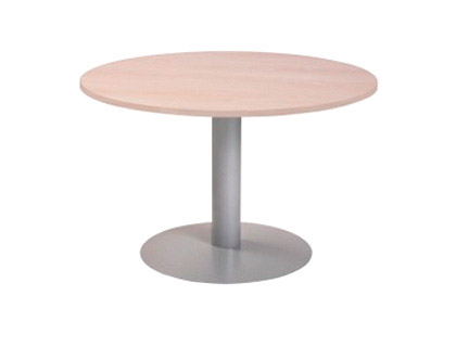 ROCADA - Mesa de reunión circular Serie Meeting Diametro 100cm Gris-Aluminio (Ref.3005AT02)