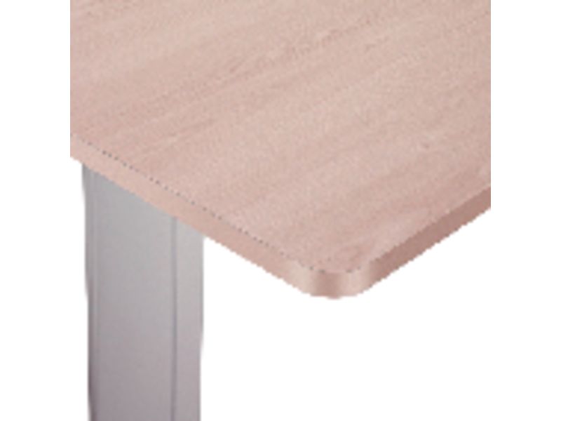 ROCADA - Mesa rectangular Serie Metal Estructura en forma de L 120X60cm Haya (Ref.2000AC01)