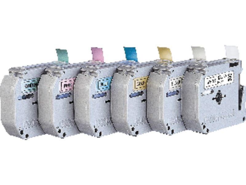 BROTHER - Cinta Rotuladora M-K231B 8m 12mm Negro/Blanco (Ref.MK231BZ)