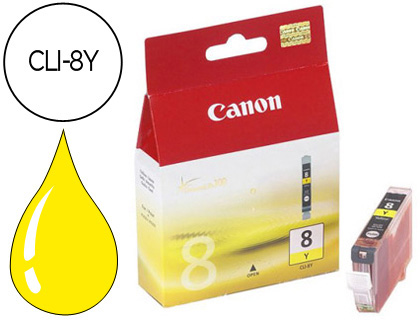 CANON - Cartuchos ORIGINALES Inyección De Tinta 8-Y AMARILLO (Ref.0623B001)