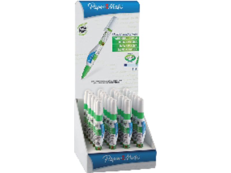 PAPER MATE - Expositor 24 u. lapices correctores NP10.Contenido: 7,5ml.Secado rápido. (Ref.S0900021)