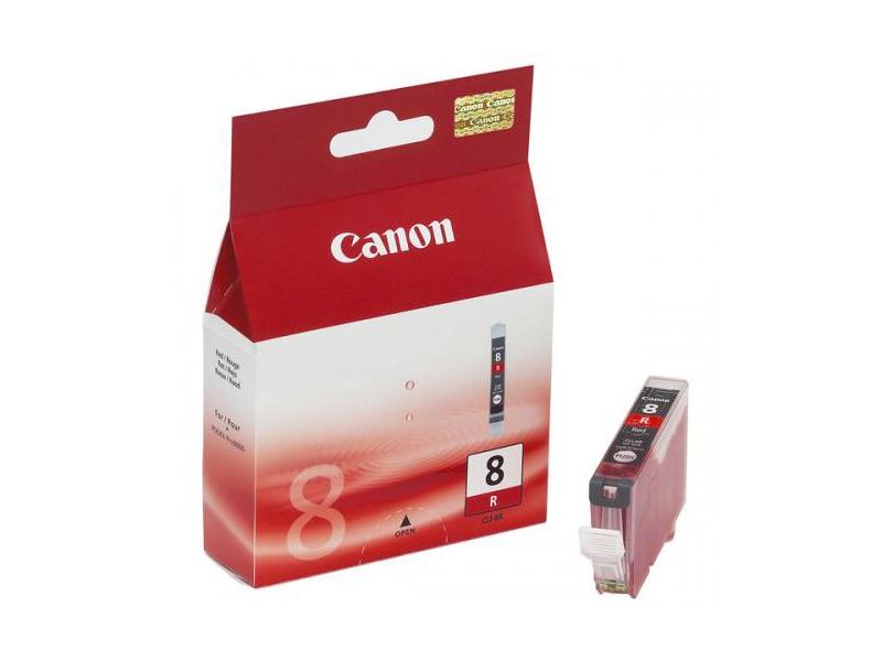 CANON - Cartuchos ORIGINALES Inyección De Tinta CLI-8R Rojo (Ref.0626B001)