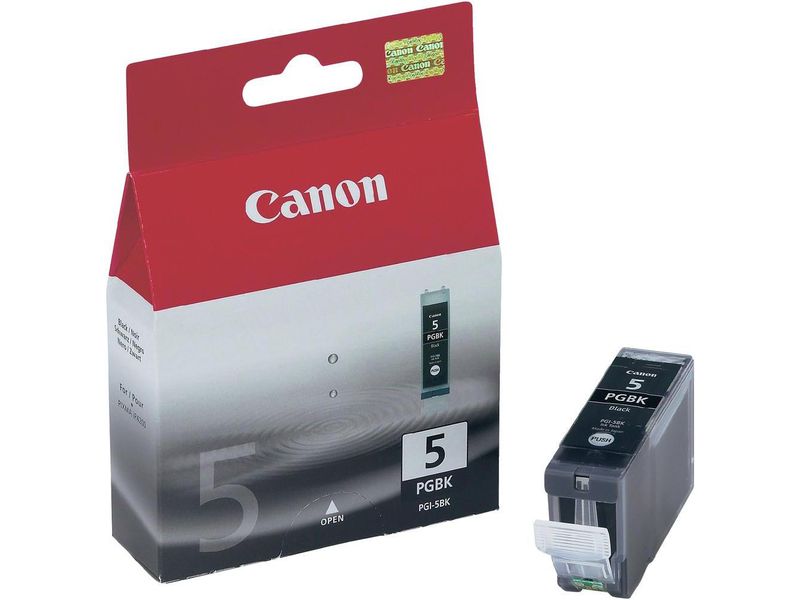 CANON - Cartuchos ORIGINALES Inyección De Tinta PGI-5BK Negro (Ref.0628B001)