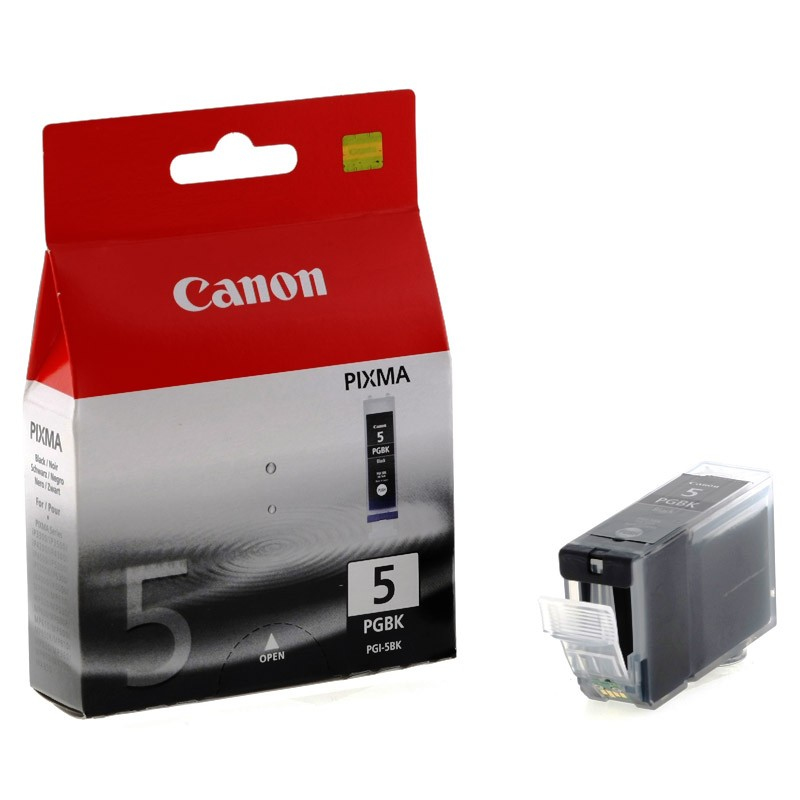 CANON - Cartuchos ORIGINALES Inyección De Tinta PGI-5BK NEGRO (Ref.0628B029)