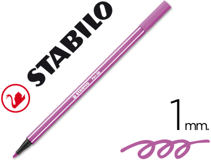 STABILO - ROTULADOR ACUARELABLE PEN 68 LILA 1 MM (Ref.68/58)