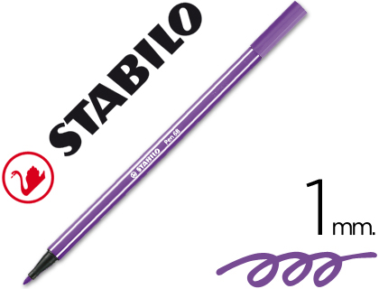 STABILO - ROTULADOR ACUARELABLE PEN 68 VIOLETA 1 MM (Ref.68/55)