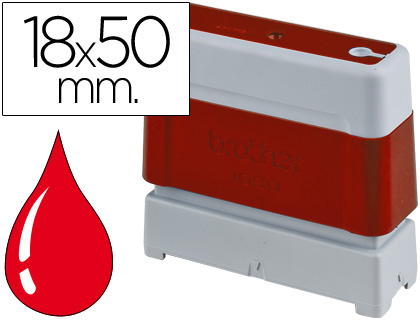 BROTHER - Sello RD 18X50MM PK6 (Ref.PR1850R6P)