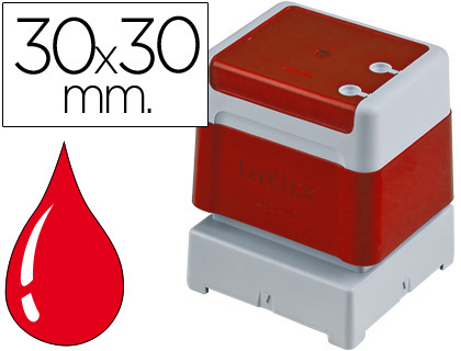 BROTHER - Sello RD 30X30MM PK6 (Ref.PR3030R6P)