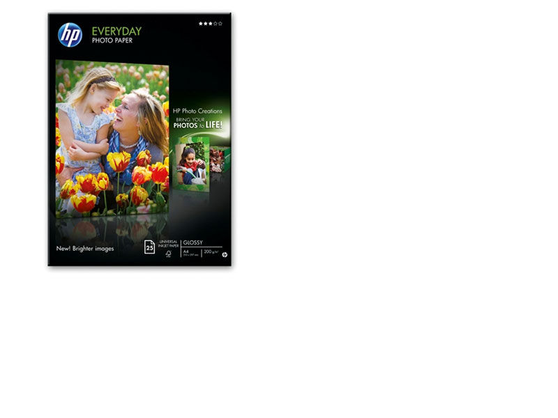 HP ( HEWLETT PACKARD ) - Papel fotografico Paquete 25 hojas A4 200 G Semisatinado (Ref.Q5451A)
