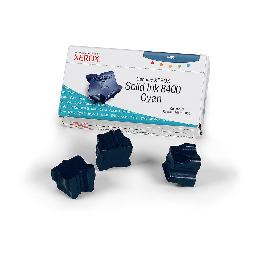 XEROX - OFFICE - Tinta SOLIDA CYAN PK3 (Ref.108R00605)