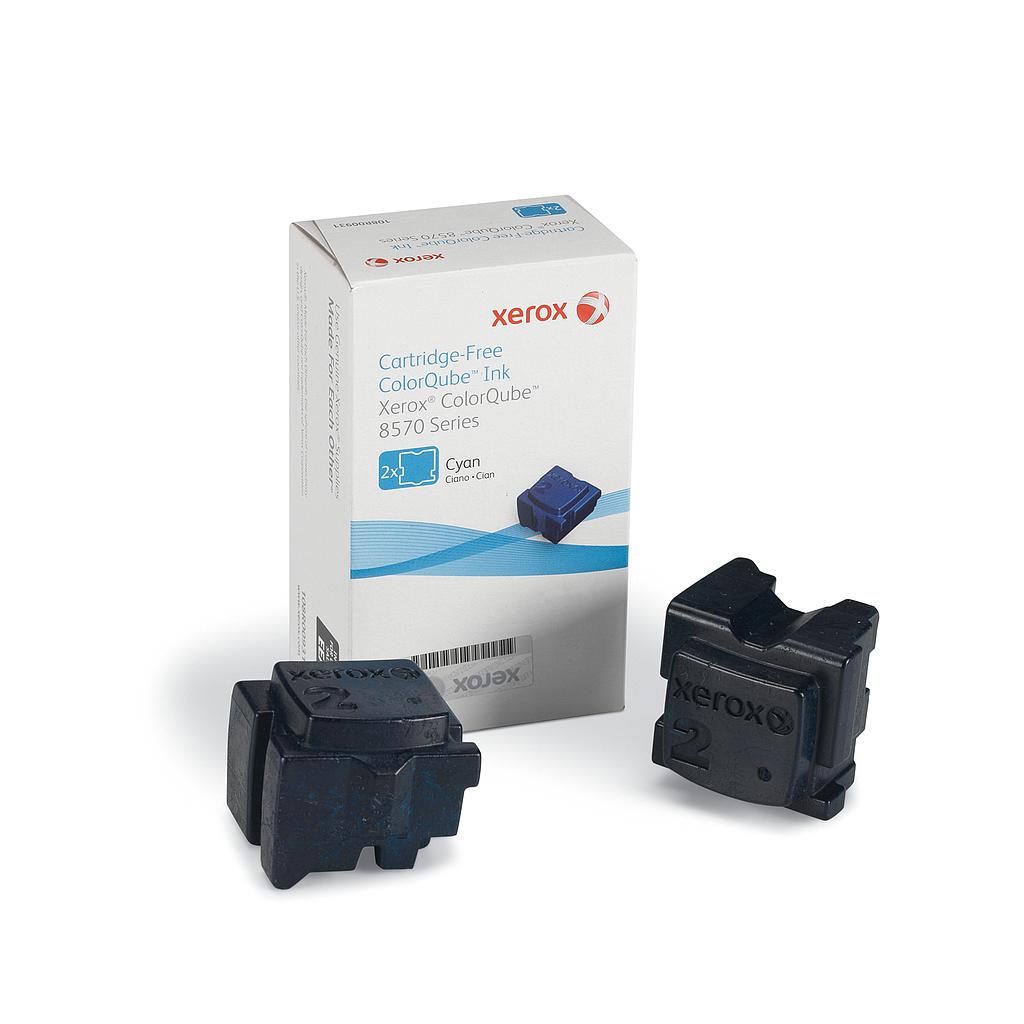 XEROX - OFFICE - Tinta SOLIDA 8570 CYAN 4,4K PK2 (Ref.108R00931)