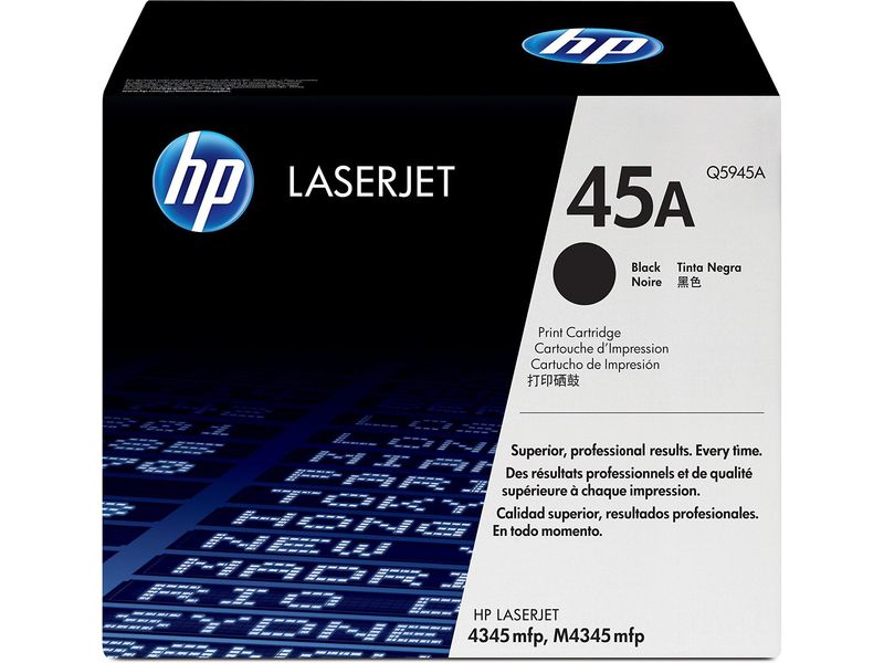 HP ( HEWLETT PACKARD ) - Toner Laser ORIGINALES 45A Negro 18.000pg (Ref.Q5945A)