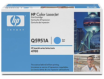 HP ( HEWLETT PACKARD ) - Toner Laser ORIGINALES 643A Cyan (Ref.Q5951A)