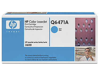 HP ( HEWLETT PACKARD ) - Toner Laser ORIGINALES 502A CYAN 4K (Ref.Q6471A)