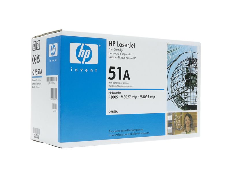 HP ( HEWLETT PACKARD ) - Toner Laser ORIGINALES 51A Negro (Ref.Q7551A)