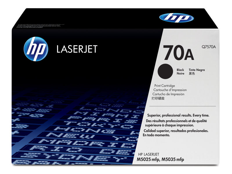 HP ( HEWLETT PACKARD ) - Toner Laser ORIGINALES 70A Negro (Ref.Q7570A)