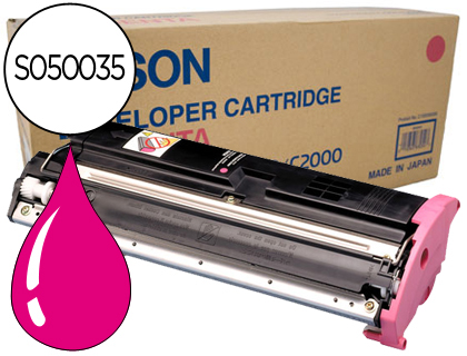 EPSON - Toner Laser ORIGINALES ACULASER C1000 C2000 MAGENTA -6.000PAG- (Ref.S050035)