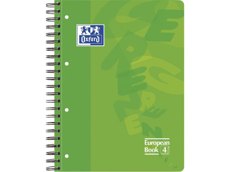 OXFORD - Cuaderno polipropileno School 120h A4 Cuadricula 5x5 Surtido (Ref.400027277)