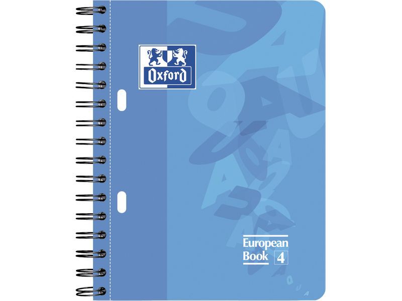 OXFORD - Cuaderno polipropileno School 120h A5+ Cuadricula 5x5 Surtido (Ref.400027274)