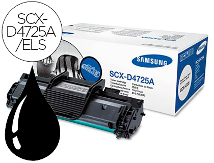 SAMSUNG - Toner Laser ORIGINALES SCX-D4725A Negro (Ref.SCX-D4725A/ELS)