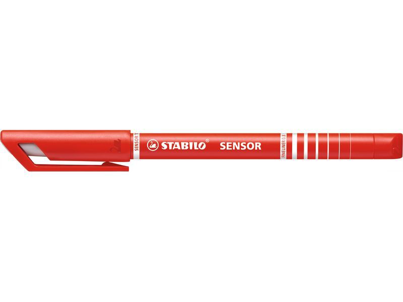 STABILO - Rotulador Sensor rojo punta fina (Ref.189/40)