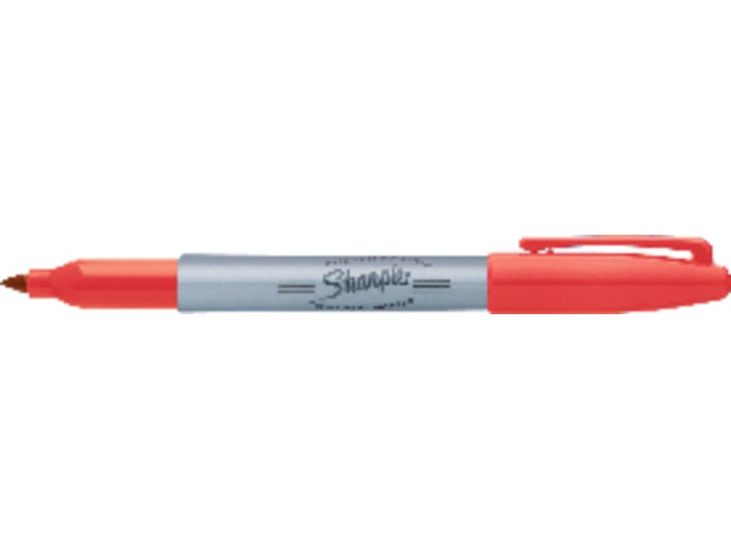 PAPER MATE - Marcador permanente Sharpie F Resistente al agua Rojo (Ref.S0810940)