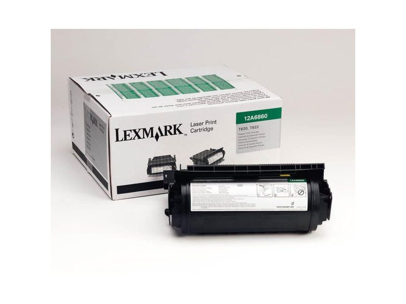 LEXMARK - Toner Laser ORIGINALES Negro 10.000 Pag. para T620 (Ref.12A6860)