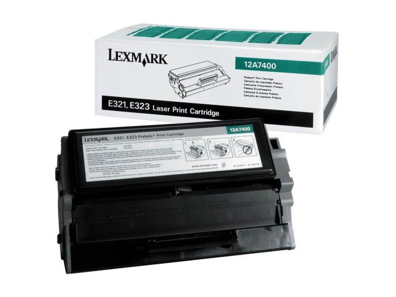 LEXMARK - Cartuchos ORIGINALES Inyección De Tinta Para E321 3.000pg (Ref.12A7400)