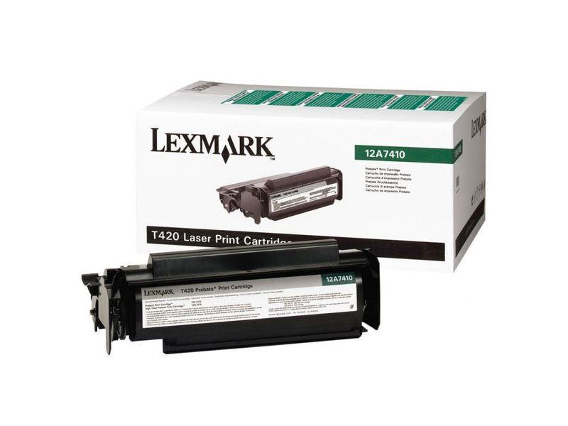 LEXMARK - Toner Laser ORIGINALES Negro (Ref.12A7410)