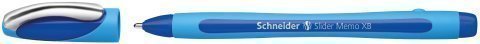 SCHNEIDER - Boligrafo SLIDER MEMO XB.SECADO RÁPIDO.C/CAUCHO.ANCHO TRAZO 0,7MM.COLOR AZUL. (Ref.150203)