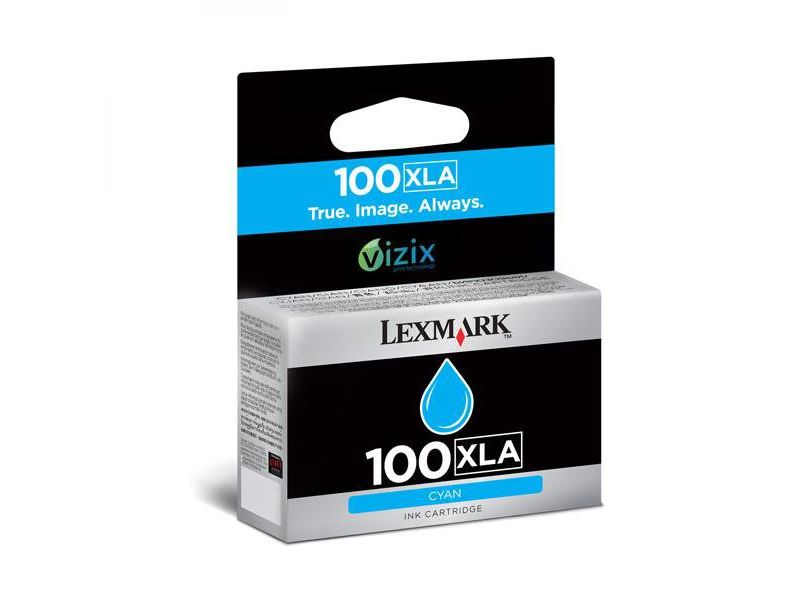 LEXMARK - Cartuchos ORIGINALES Inyección De Tinta 100 XLA Cyan (Ref.14N1093)