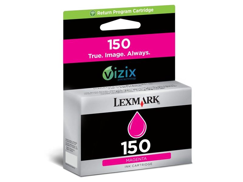LEXMARK - Cartuchos ORIGINALES Inyección De Tinta 150 Magenta (Ref.14N1609E)