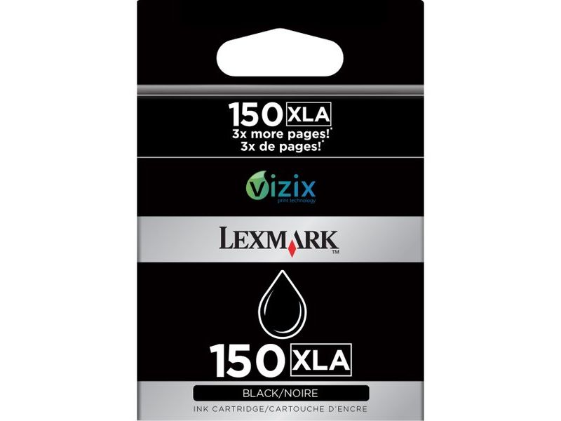 LEXMARK - Cartuchos ORIGINALES Inyección De Tinta 150XLA Negro (Ref.14N1636)