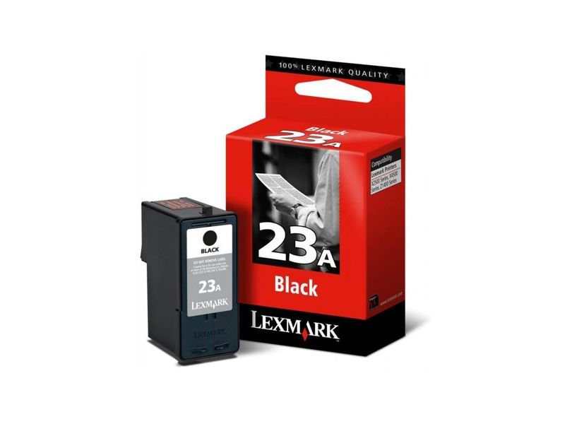 LEXMARK - Cartuchos ORIGINALES Inyección De Tinta 23A Negro (Ref.18C1623E)