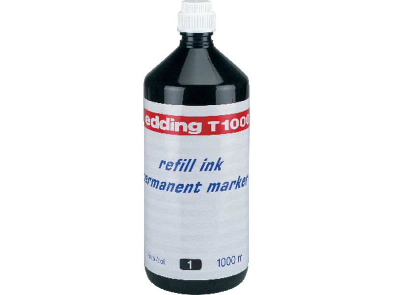 EDDING - Frasco de Tinta T-1000 azul 1000 ml (Ref.T1000-03)