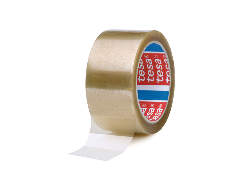 TESA - Cinta embalaje 132mmX50m polipropileno Caucho Sintético (Ref.04089-00042-06)